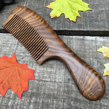 Le Bronte 黑金檀木梳 大号 1把装