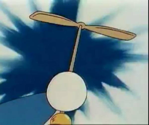 inplay潮迅动漫哆啦a梦竹蜻蜓磁悬浮手办