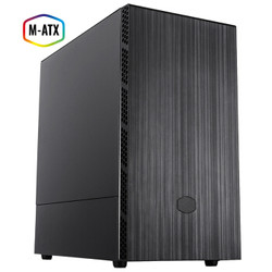 酷冷至尊(CoolerMaster)MB400L(智瞳)中塔机箱(MATX主板/铁侧板/拉丝前面板/独立电源仓)