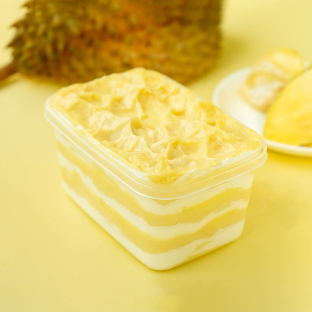 榴芒一刻 爆浆榴莲千层盒子454g