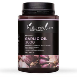 Nature's Care 纳世凯尔 Nature‘s Care NCpro澳洲进口大蒜精油软胶囊200粒高含量3000mg大蒜素增强抵抗力