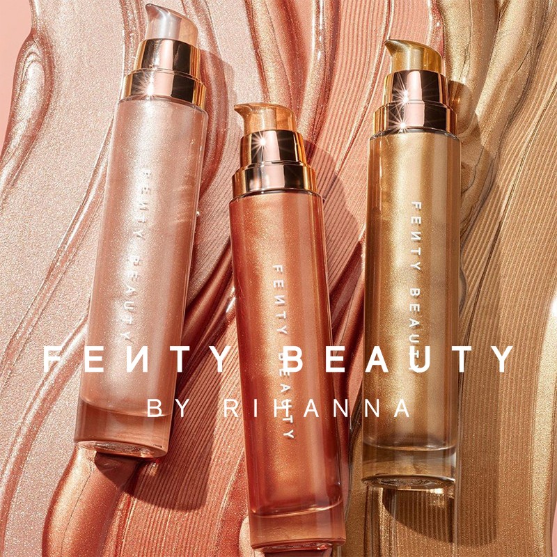 新品发售fentybeauty裸金身体高光液90ml3色可选