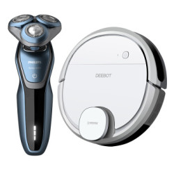 PHILIPS 飞利浦 S6015+DN33 电动剃须刀+科沃斯扫地机器人