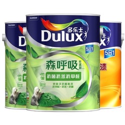 Dulux 多乐士 A8118 A931 森呼吸五合一油漆组合套装 15L