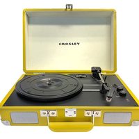 Crosley CR8005D-SU Cruiser Deluxe 便携式 3 速转盘