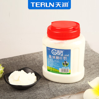 新疆盖瑞圆桶酸奶天润原味浓缩老酸奶密封1.2kg