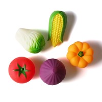 限新人：迷彤屋捏捏叫洗澡戏水玩具 五种蔬菜
