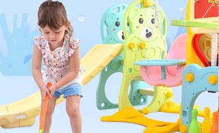 AOLE-HW 澳乐 儿童滑梯玩具 小恐龙滑梯
