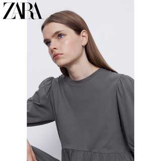 ZARA WSWBR6G32T 褶皱装饰连衣裙