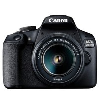 抖音超值购：Canon 佳能 EOS 2000D APS-C画幅 数码单反相机 黑色 EF-S 18-55mm F3.5
