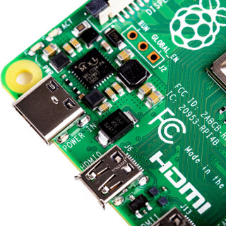 RASPBERRY PI 树莓派4代4B 开发板双频WIFI蓝牙5.0 双micro 4GB 树莓派4代 4GB 裸板