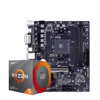 AMD 锐龙 Ryzen 5 3600X 处理器 + COLORFUL 七彩虹 战斧 B450M-HD 魔音版 V14 主板 板U套装