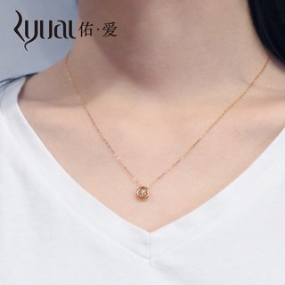 Ryual FMA03 18K金钻石锁骨链