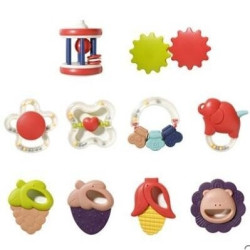 Newly Tech 纽乐婴儿手摇铃宝宝玩具8件套多少钱 什么值得买