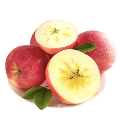 新疆阿克苏冰糖心苹果10斤装脆甜红富士丑苹果妙宜果味新鲜水果苹果生鲜75mm起带箱10斤