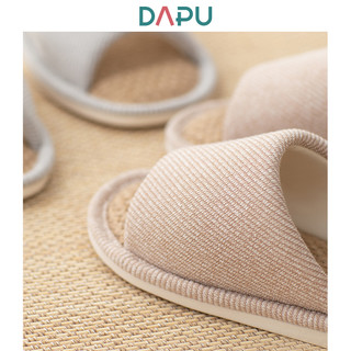 DAPU AE2X0110140337 斜纹棉麻拖鞋