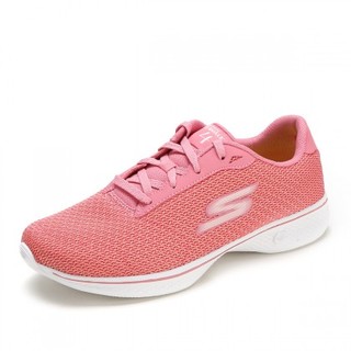 SKECHERS 斯凯奇 Go Walk 4 女子休闲运动鞋 14175/PNK 粉红色 35