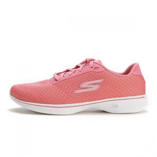 SKECHERS 斯凯奇 Go Walk 4 女子休闲运动鞋 14175/PNK 粉红色 35