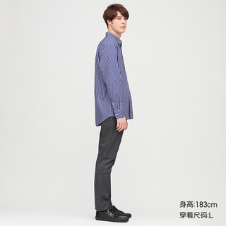 UNIQLO 优衣库 427289 男士棉条纹衬衫