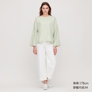 UNIQLO 优衣库 424850 花式圆领长袖T恤