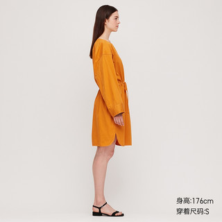 UNIQLO 优衣库 426026 女士牛仔抽绳连衣裙