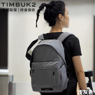 TIMBUK2 天霸 Folio系列中性纯色拉链双肩背包TKB4442-3-6114 音速黑