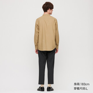 UNIQLO 优衣库 427454 男士斜纹立领衬衫