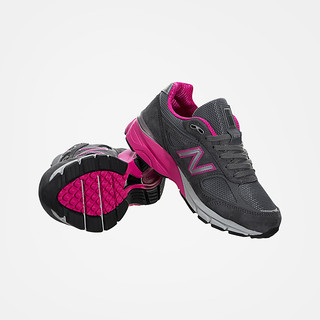 new balance 990v4 女士慢跑鞋  黑粉色 35