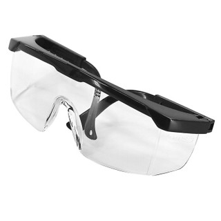 易尔拓(YATO)防护眼镜电焊防飞溅防冲击防灰尘防风沙护眼罩护目镜黑框透明片YT-7361