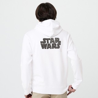 UNIQLO 优衣库  STAR WARS FOREVER 中性运动卫衣/套头衫 白色 165/84A/S