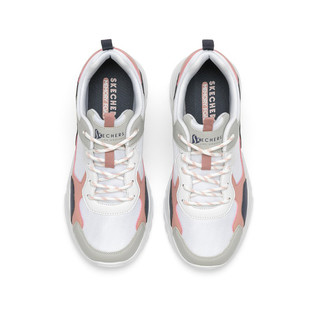 SKECHERS 斯凯奇 STREET系列 B-Rad 女士休闲运动鞋 155056/WPBL 白色/粉红色/蓝色 35