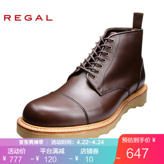 REGAL 丽格 T81B 高帮系带短靴