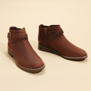 Clarks Camzin Hale 261464384 女士裸靴 红褐色261459024 35.5