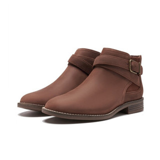 Clarks Camzin Hale 261464384 女士裸靴 红褐色261459024 35.5