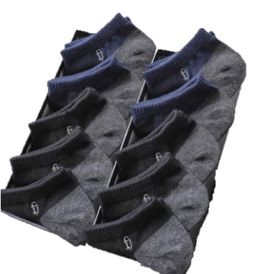 MARK FAIRWHALE 马克华菲 8580-5A-5B-5C-5D 男士商务透气抗菌船袜