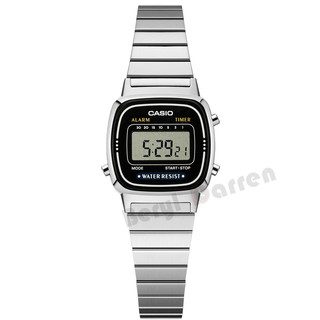 CASIO 卡西欧 Regular普通系列 LA670WA-1D 复古学生电子手表