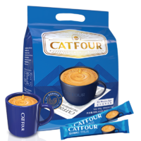 有券的上：catfour 蓝山 三合一速溶咖啡粉 40条600g