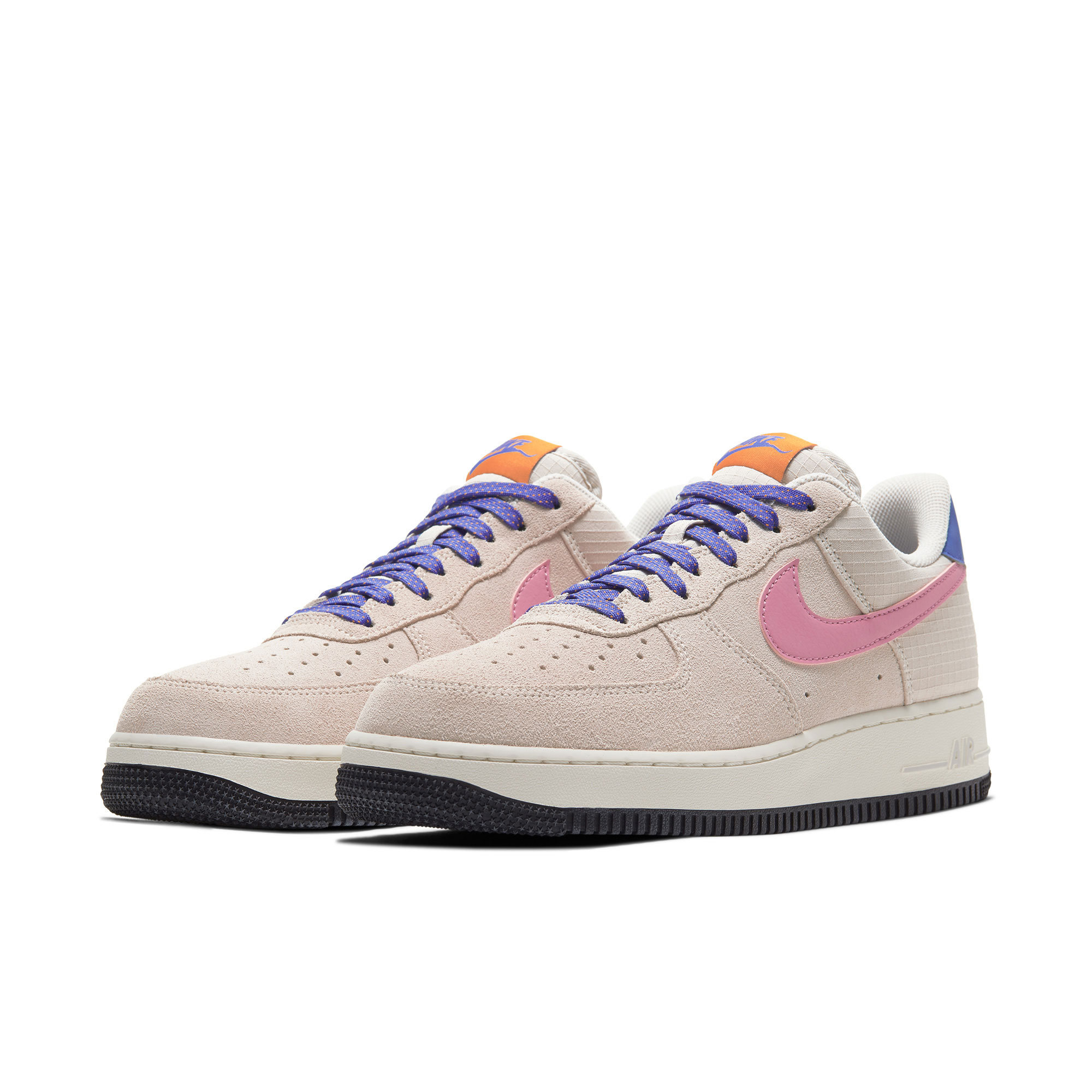 nike 耐克 air force 1 07 lv8 男子运动鞋 cu3007-061 灰紫色 44.