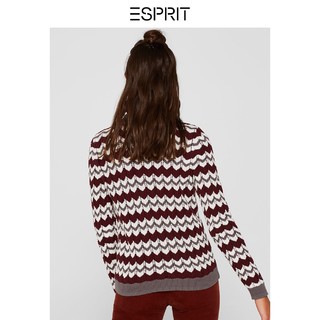 ESPRIT 埃斯普利特 099EE1I074 女士纯棉长袖针织衫