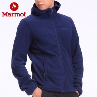 Marmot 土拨鼠 V83835 男士连帽抓绒衣