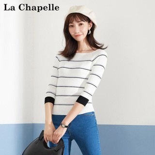 La Chapelle 拉夏贝尔 candie’s 30083143 女款打底针织衫