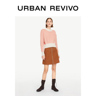 URBAN REVIVO WE39S9BN2006 圆领针织衫