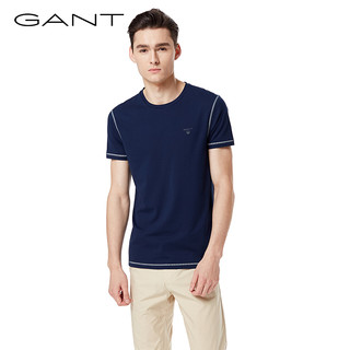 GANT 甘特 284110 男士圆领短袖T恤