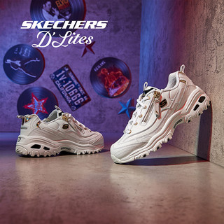 SKECHERS 斯凯奇 88888233 女子复古厚底松糕老爹鞋