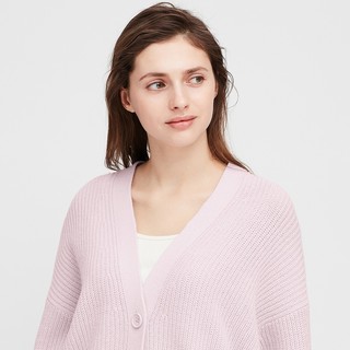 UNIQLO 优衣库 422921 女装 休闲V领开衫(长袖)