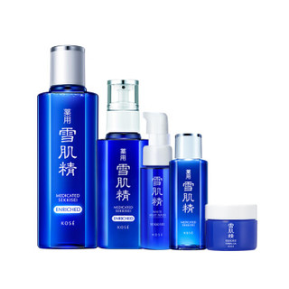 SEKKISEI 雪肌精 明星盈润水乳套装(水180ml+乳130ml+洗颜20ml+水24ml+凝露6g)