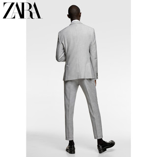 ZARA 00706359802 男士纹理套装裤