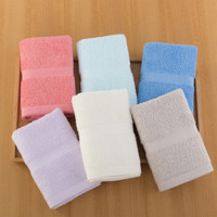 Uchino 内野 UTM02719 小确幸素色纯棉毛巾 6条装 34x70cm