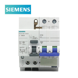 SIEMENS 西门子 5SU9 3P C 16A 6KA 30mA ELE（电子式） AC 400VAC 5SU93361CN16 微型漏电保护断路器