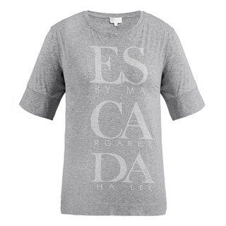 ESCADA 女士浅灰色T恤 国际通用码